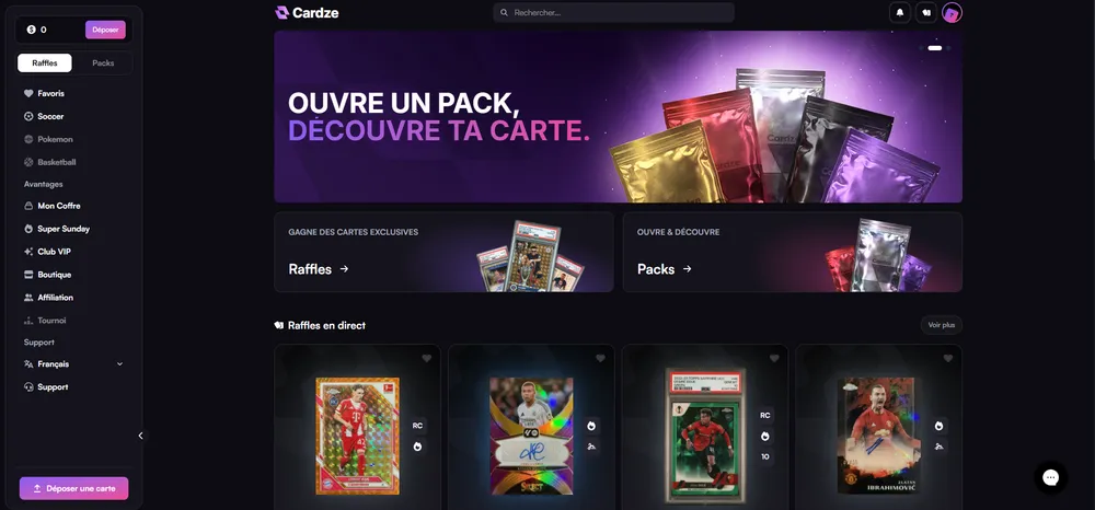 The Cardze homepage
