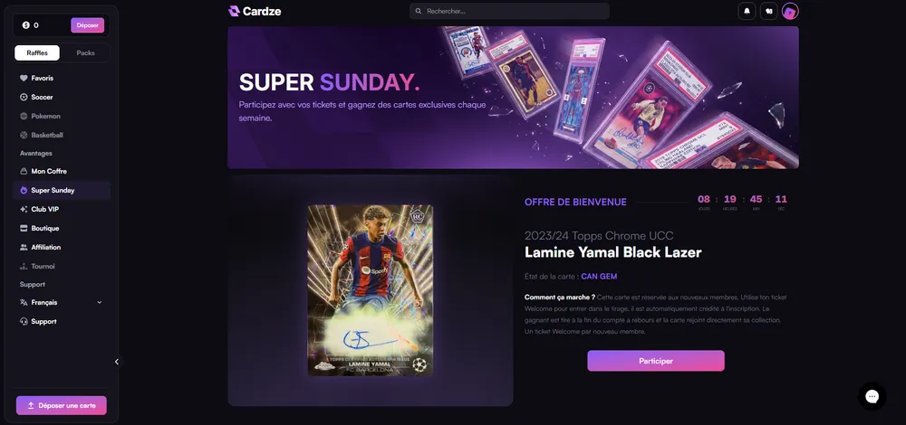 The Super Sunday draw