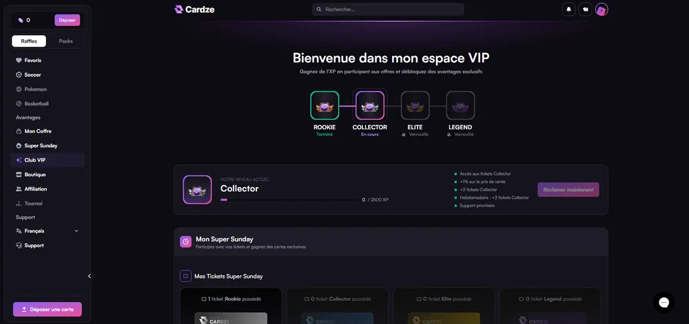 Your VIP space